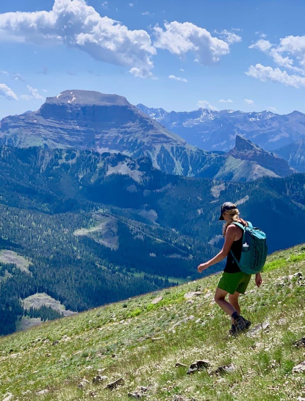 Hiking yellowstone in clearance july